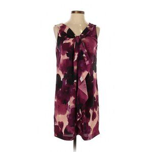 Ann Taylor Loft Purple Floral Dress